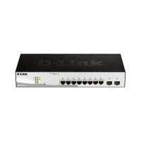 قیمت و خرید سوییچ شبکه مدیریتی 8 پورت + 2 پورت SFP دی لینک مدل DGS-1210-10 | نت ران
